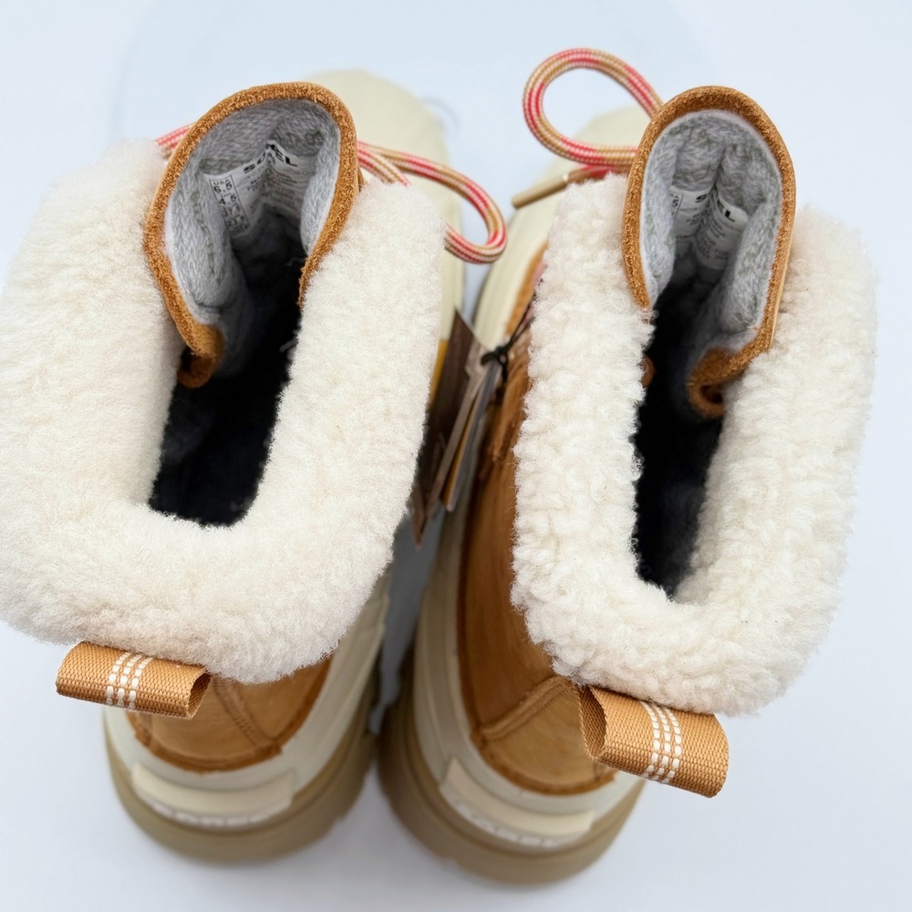 Sorel Caribou Horizon GTX Winter Boots 6.5 Womens Canyon Gold Honey White NEW - Picture 11 of 12